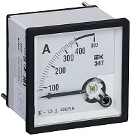 Амперметр Э47 96х96мм 400/5А кл. точн.1.5 IEK