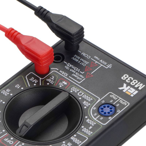 Мультиметр цифровой Universal M838 IEK фото 7