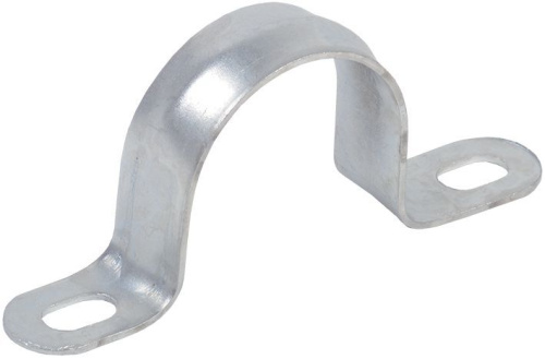 Скоба крепежная двухлапковая d48-50мм метал. IEK