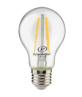 Лампа светодиодная филаментная RS F A55 E27 8W 220-240V 2700К 8Вт 970лм Ra 90 грушевидная Русский Св