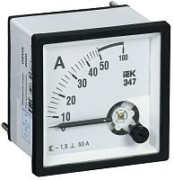 Амперметр Э47 96х96мм 50А кл. точн. 1.5 IEK