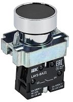 Кнопка LAY5-BA21 1НО без подсветки черн. KARAT IEK