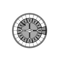 Светильник светодиодный ДСП IB 11 S 100W M 840 BK 257х257х111мм 100Вт 4000К IP65 High Bay подвес чер
