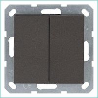 Переключатель проходной 2-кл. 10А IP20 механизм мокко Jasmart G3022Z