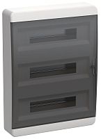Корпус ЩРН-П-54 TEKFOR IP41 черн. прозр. дверь пластик. IEK